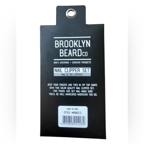 BROOKLYN BEARD 2 SET MENS NAIL AND TOE CLIPPERS BRAND NEW IN BOX - Picture 3 of 6